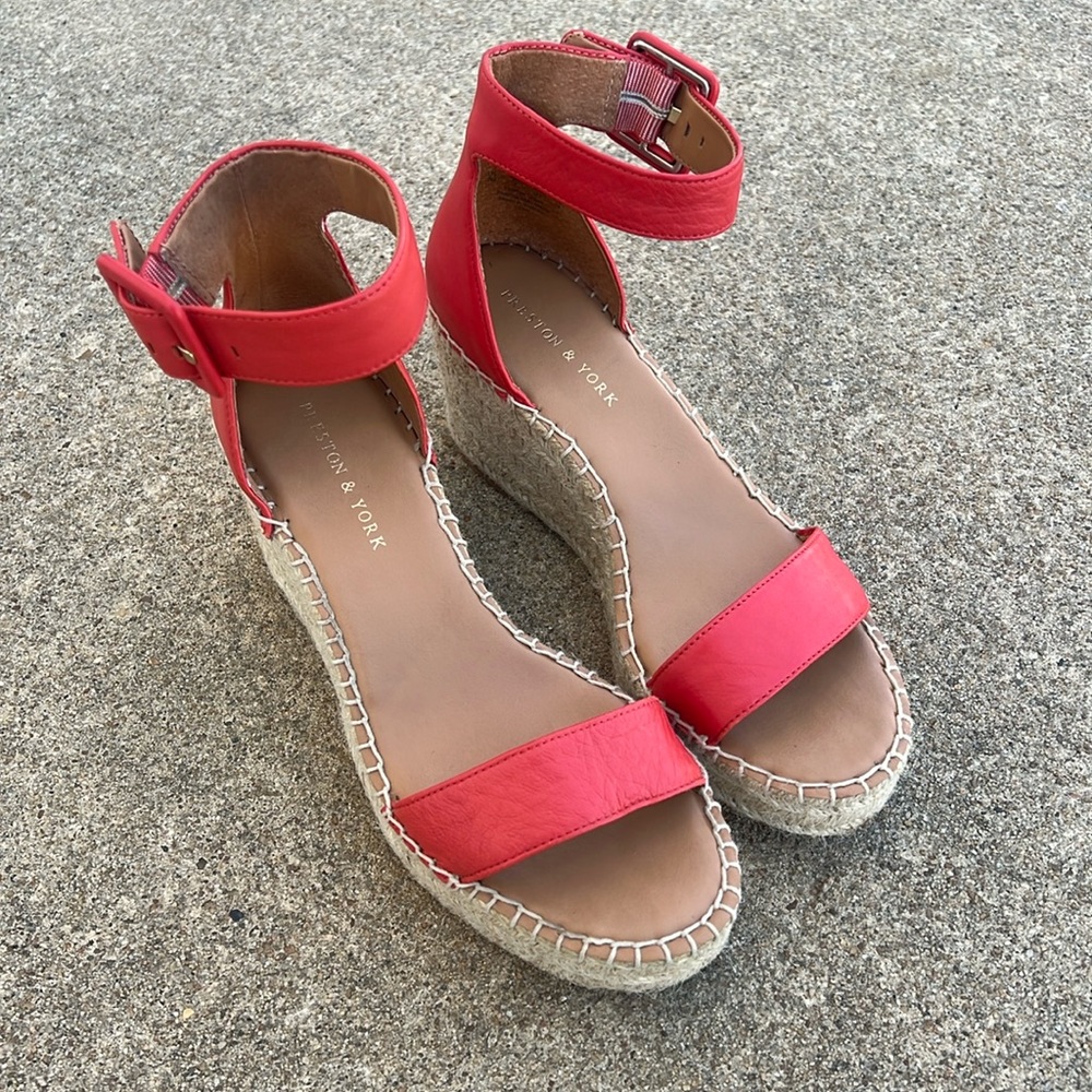 Reddish-orange Preston & York Espadrilles